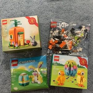 Holiday themed Lego: Easter and Halloween